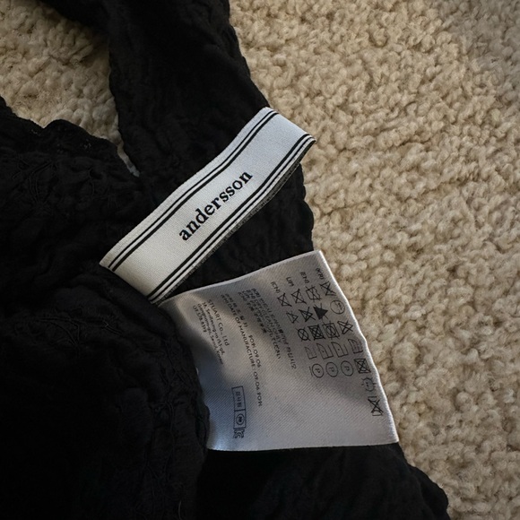 Anderson Bell black cotton cardigan SSENSE exclusive - Picture 8 of 8